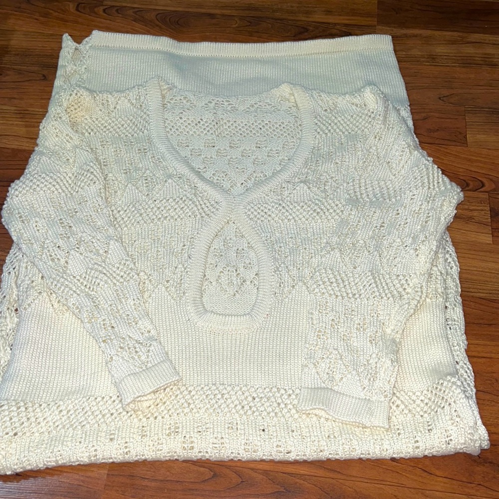 Crochet beach dress